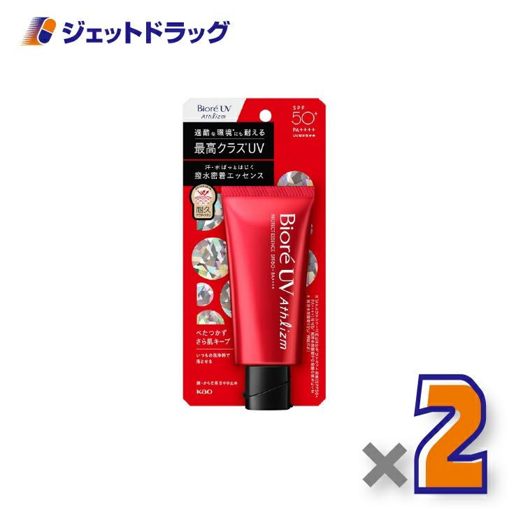 化粧品】ビオレUV アスリズム プロテクトエッセンス 70g ×2個〔日焼け