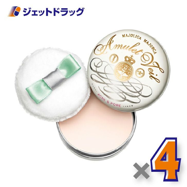 【医薬部外品】マジョリカマジョルカアミュレットヴェール7g×4個〔ニキビ・薬用パウダー〕