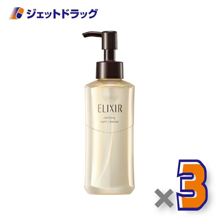 【化粧品】エリクシールアドバンスドクリアホットクレンジングジェルAD180mL×3個〔メイク落とし・クレンジングジェル〕