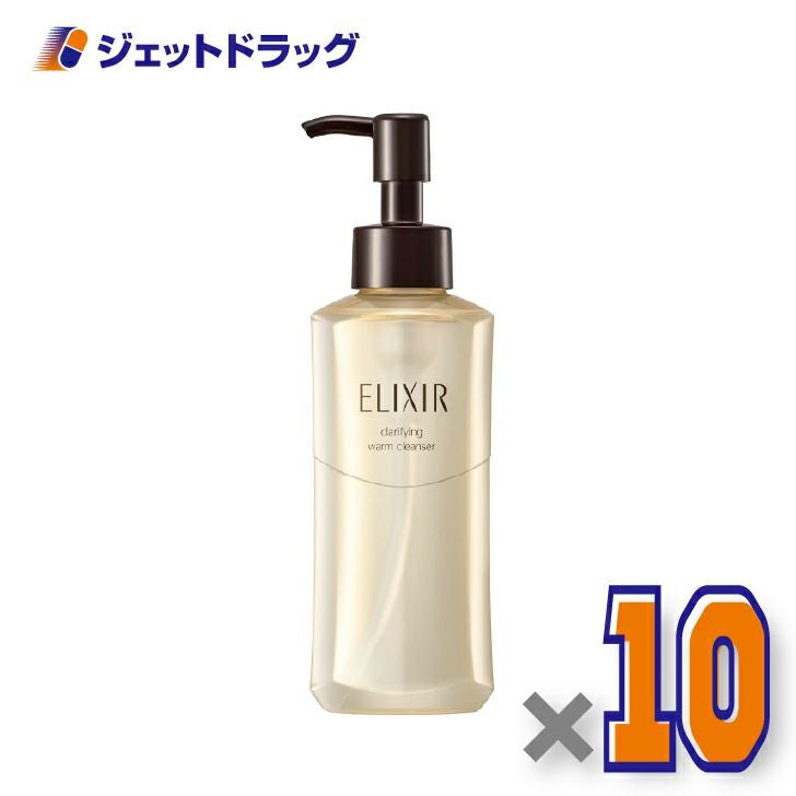 【化粧品】エリクシールアドバンスドクリアホットクレンジングジェルAD180mL×10個〔メイク落とし・クレンジングジェル〕