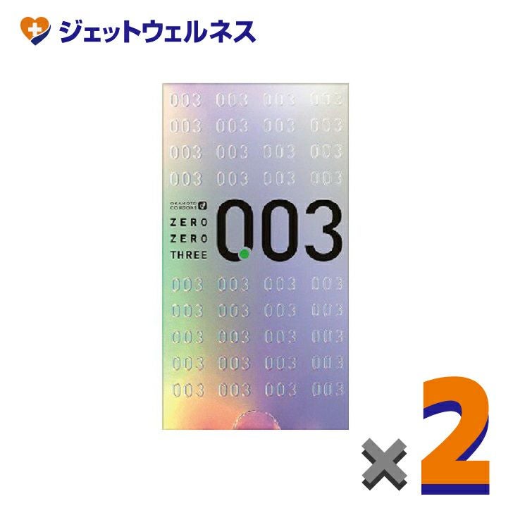 【医療機器】オカモトゼロゼロスリー00312個入×2個〔コンドーム/避妊具〕