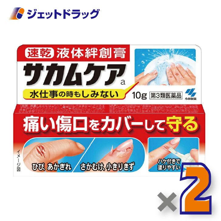 【第3類医薬品】サカムケアa10g×1個〔ひび・さかむけ〕