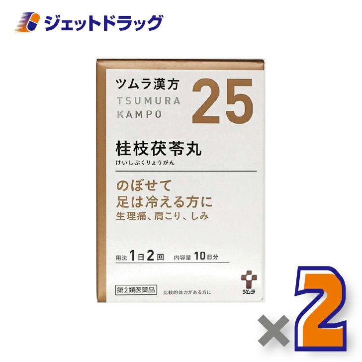 【第2類医薬品】ツムラ漢方桂枝茯苓丸料エキス顆粒A20包×2個〔漢方けいしぶくりょうがん〕