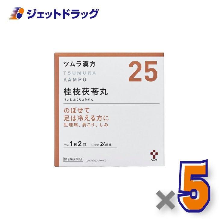 【第2類医薬品】ツムラ漢方桂枝茯苓丸料エキス顆粒A48包×5個〔漢方・けいしぶくりょうがん〕