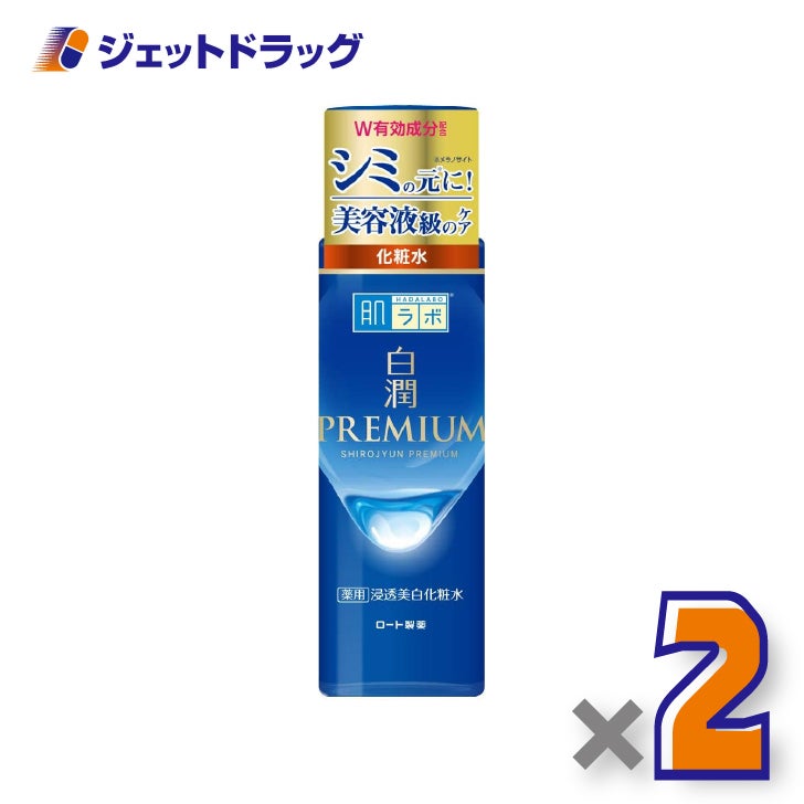 【医薬部外品】肌ラボ白潤プレミアム薬用浸透美白化粧水170mL×2個〔シミ対策化粧水〕