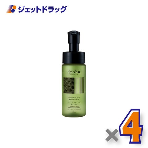 【化粧品】irohaインティメートウォッシュフォームタイプ150mL×4個〔フェムケア洗浄料〕