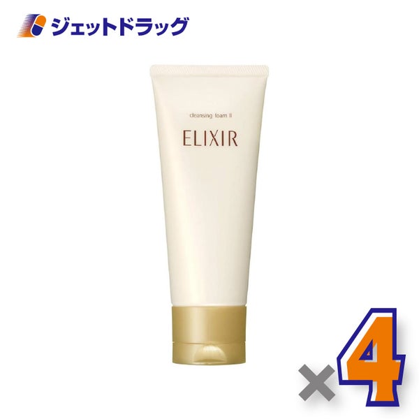 【化粧品】エリクシールシュペリエルクレンジングフォームIIN145g×4個〔洗顔フォーム〕