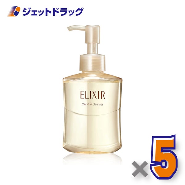 【化粧品】エリクシールシュペリエルモイストインクレンズ140mL×5個〔洗顔ジェル〕