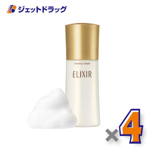 【化粧品】エリクシールシュペリエルクレンジングムースN140mL×4個〔泡洗顔〕