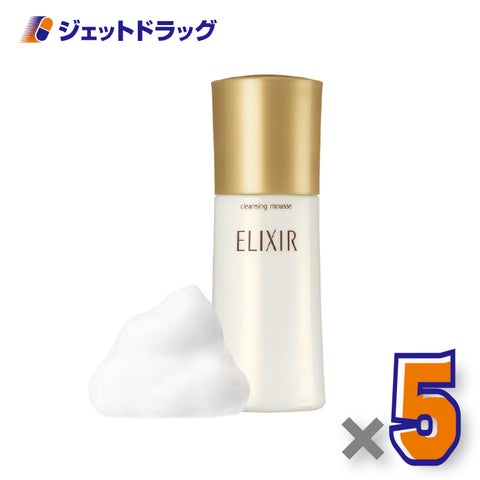 【化粧品】エリクシールシュペリエルクレンジングムースN140mL×5個〔泡洗顔〕