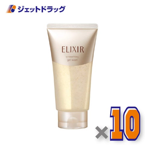 【化粧品】エリクシールシュペリエルスムースジェルウォッシュ105g×10個〔ジェル洗顔〕