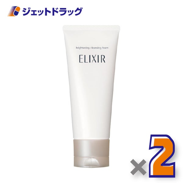 【医薬部外品】エリクシールホワイトブライトニングクレンジングフォーム145g×2個〔薬用洗顔フォーム〕