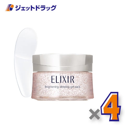 【医薬部外品】エリクシールホワイトブライトニングスリーピングジェルパック105g×4個〔ジェルパック〕