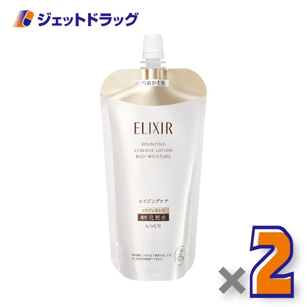 【医薬部外品】エリクシールシュペリエルリフトモイストローションしっとりタイプbaつめかえ用150mL×2個〔薬用化粧水〕
