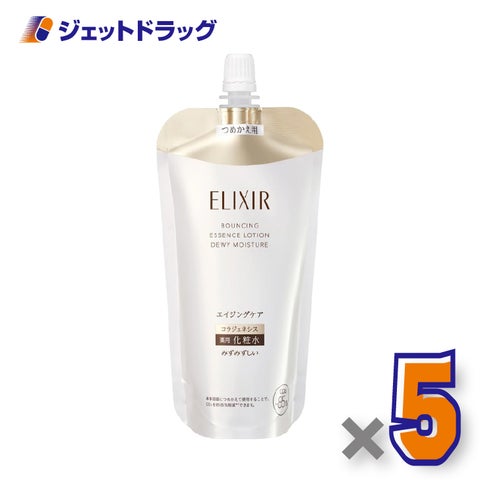 【医薬部外品】エリクシールシュペリエルリフトモイストローションみずみずしいタイプbaつめかえ用150mL×5個〔薬用化粧水〕